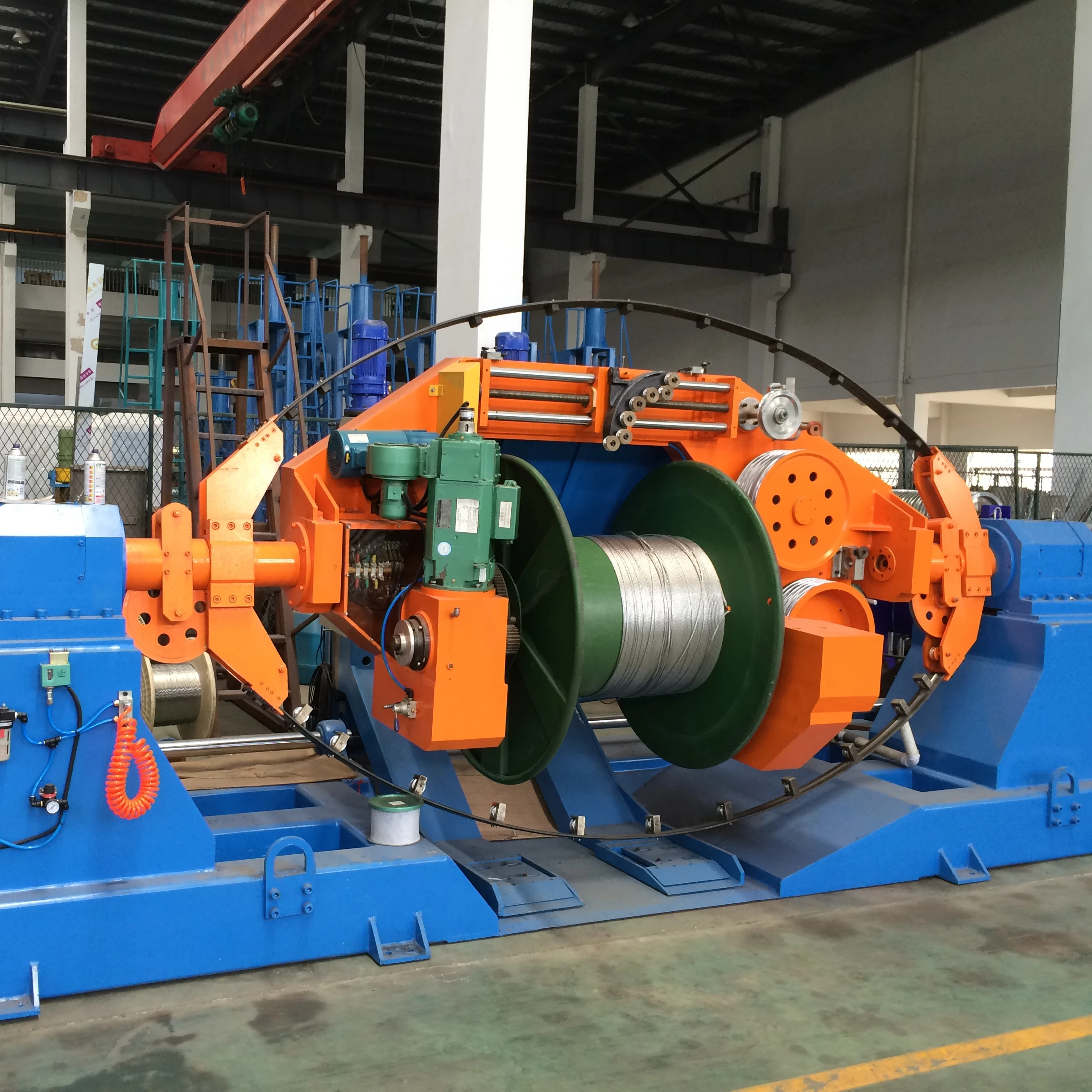 High speed Drum Twist Laying-up rigid frame Stranding Machine of the cable twisting machine for copper wire twist rope machine