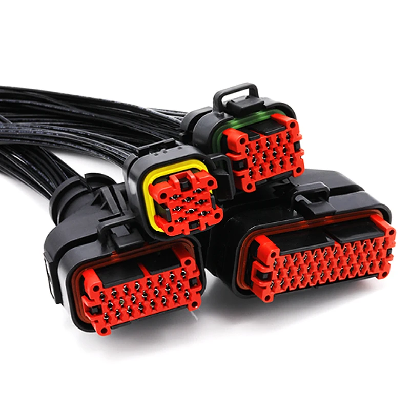 Tyco AMP 8/14/23/35 Pin водонепроницаемый автомобильный ECU EPEC 2024 PCB разъем с кабелями жгут проводов в сборе 776164-1