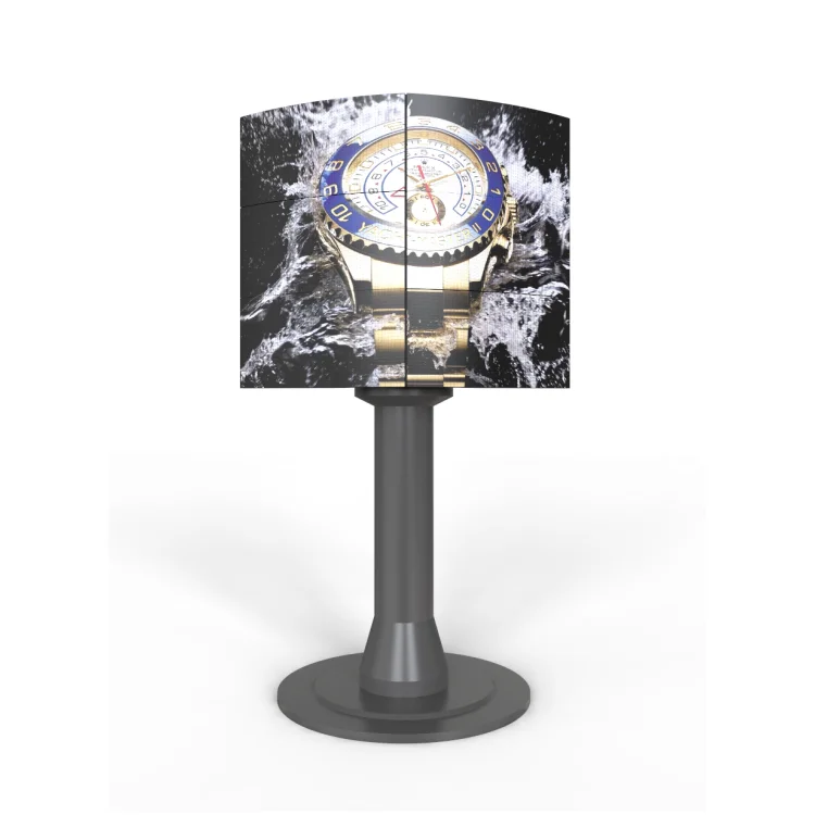 architect adorable fantastic designed idea for shopping mall rotating led display led advertisement transform display screen