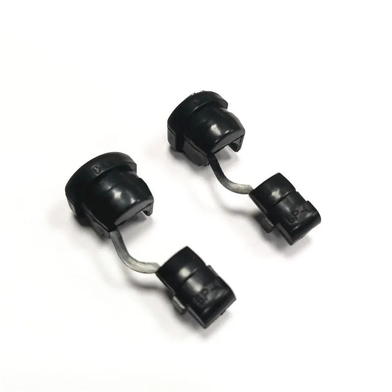 Прямая Заводская поставка, белый и черный цвет, релейный светлый Резиновый силовой кабель, рельефная втулка