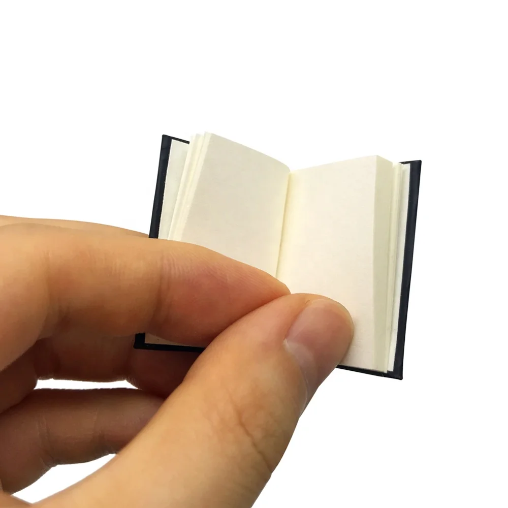 Professional fine small size hard cover book printing Mini book Creative Portable Pocket Hand Book School Supplies Stationery
