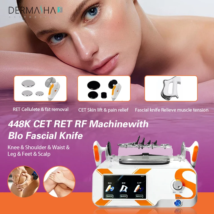 Wholesale Health Care Machine RET CET Molopolar RF Body Sliming Equipment 448K Tecar Portable Pain Relief Physiotherapy Machine