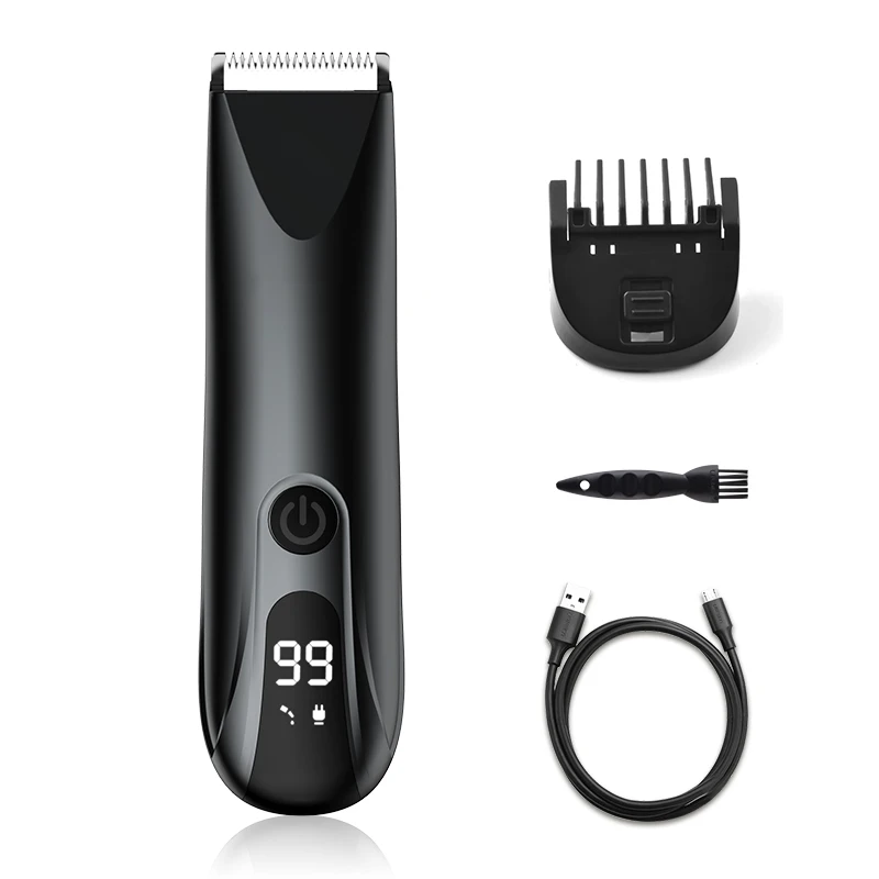 Триммер для уха, триммер для завивки волос, безопасный для кожи водонепроницаемый Электрический уход для тела для мужчин