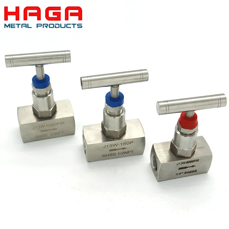 Stainless Steel High Pressure Compression Ends Connection Valves Bellows-Sealed Globe Needle Valve