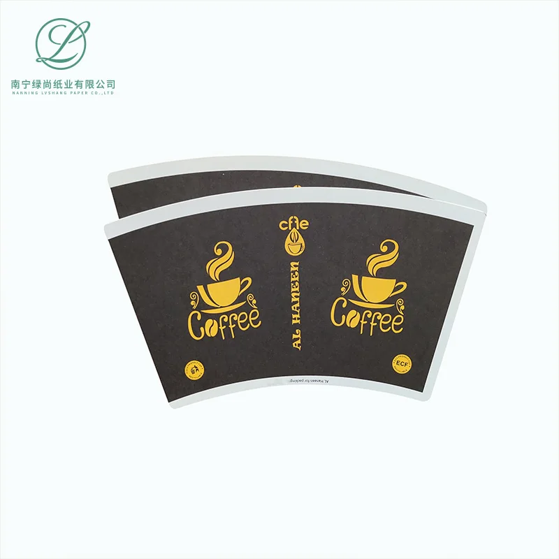 
Paper material and single wall style coffee cup usage 