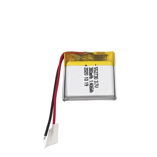 Professional Lithium-ion Cell Factory Wholesale Lithium-ion Battery CT 552730 380mAh 3.7V Rechargeable Lithium-ion Battery