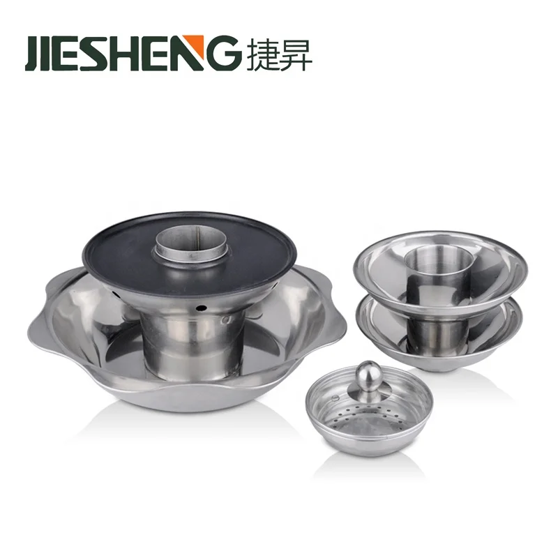 
Factory Table Multi Layers Steam Hot Pot Monstick Bbq Grill Stainless Steel Steamboat Pot 