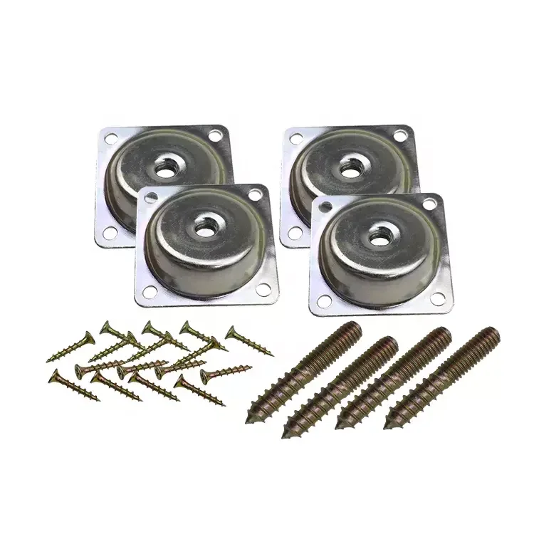 Table Leg Mounting Plate Bracket Hinge Style Bedroom Wardrobe Wooden Modern 14 Degree 48*48 Metal Free Contemporary 5000 Pcs