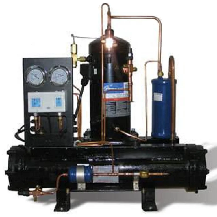 Whole Sale Factory Italy Frascold Compressor Water Cooled Condenser Condensing Unit price