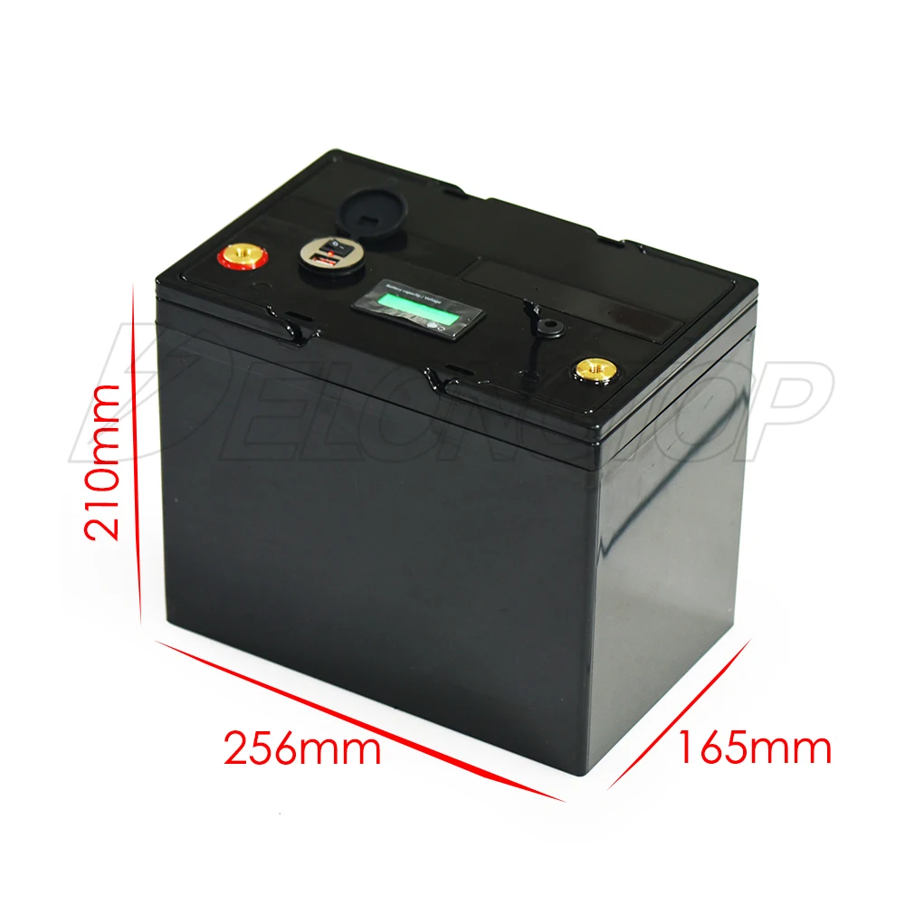 Lifepo4 12v 50ah 18ah 24ah 30ah Battery Lithium Ion Battery Built Bms For Solar Home System/ Camping Car And Marine Use