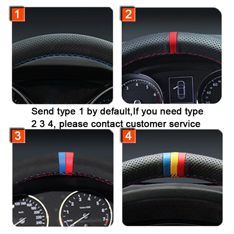 Black Genuine leather Car Steering Wheel Cover for Opel Zafira A 1999-2005 Buick Sail Opel Astra G H 1998-2007 2004 2003 2002