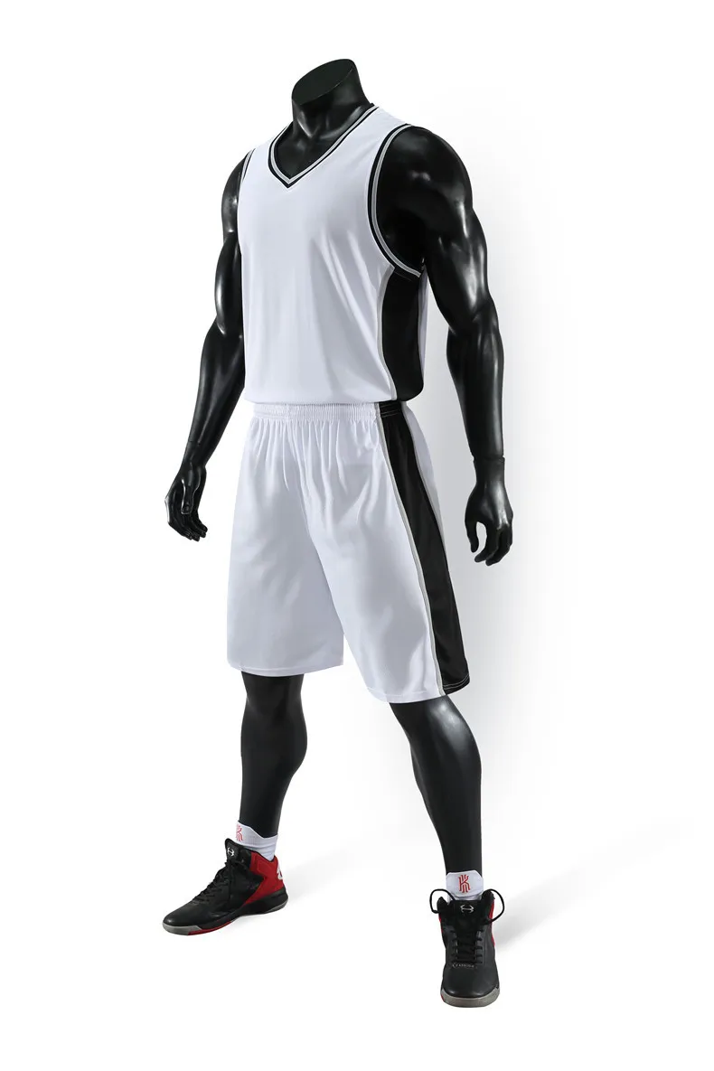 Баскетбольная форма с логотипом на заказ быстросохнущая Молодежная черная баскетбольная тренировочная Джерси принтом