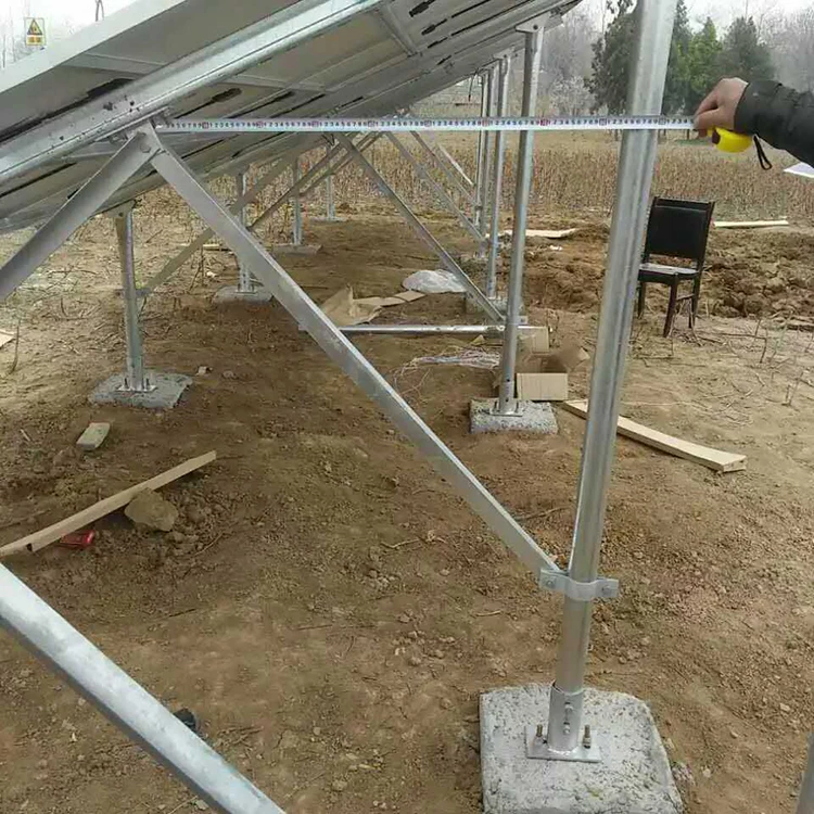 Solar Panel Bracket Mounting Structure Ground Solar Mounting System  Photovoltaic Stents