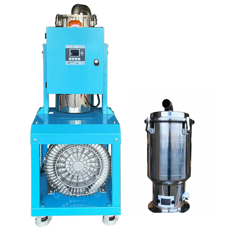 Separate type vacuum hopper loaders for conveying plastic pellets feeders