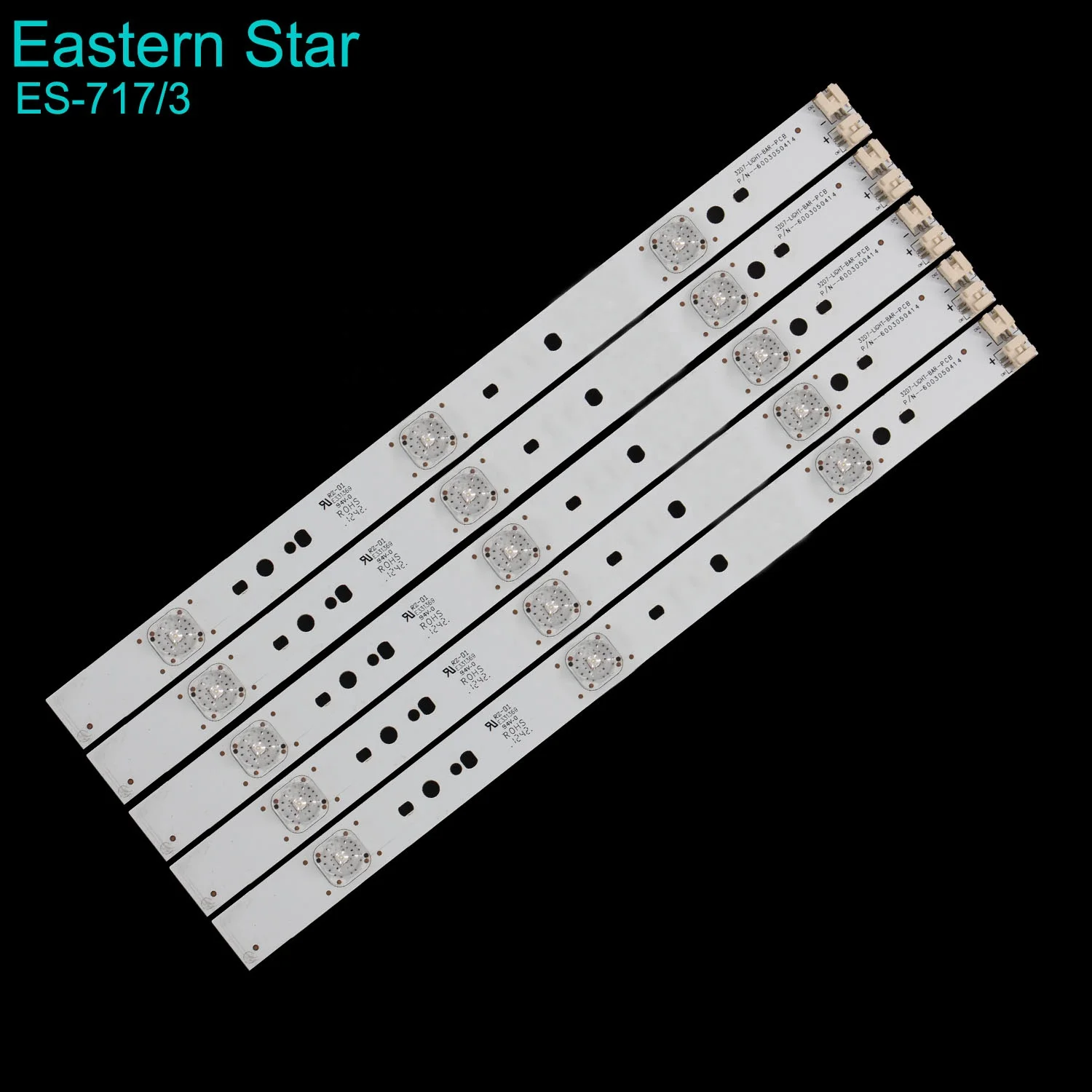 ES-717 LED backlight strip 32D7-LIGHT-BAR-PCB 6003050414 led bar use for PROSCAN PLDED3273A-B HK315WLED 5pcs/set