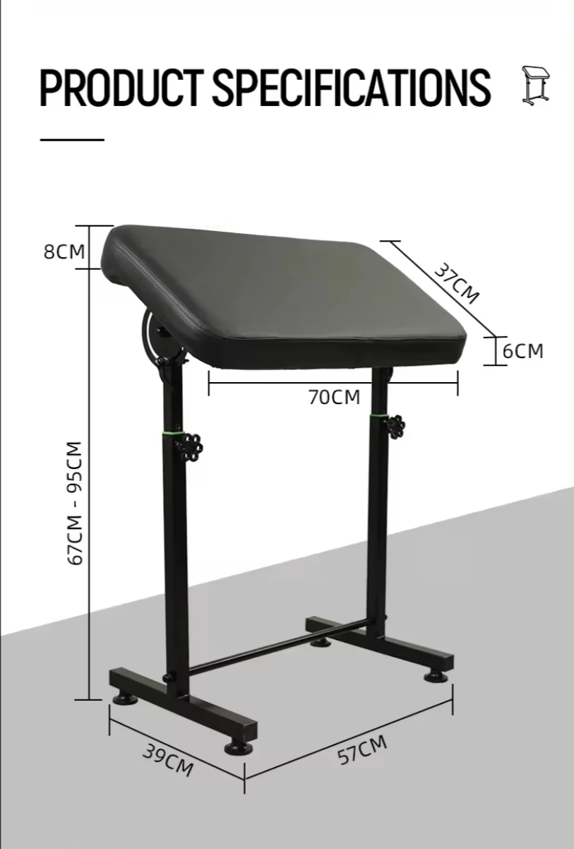 Hot Stainless Steel Tattoo Adjustable Arm Rest Leg Rest Tattoo Tripod Stand Arm Sponge Pad Tripod Stand