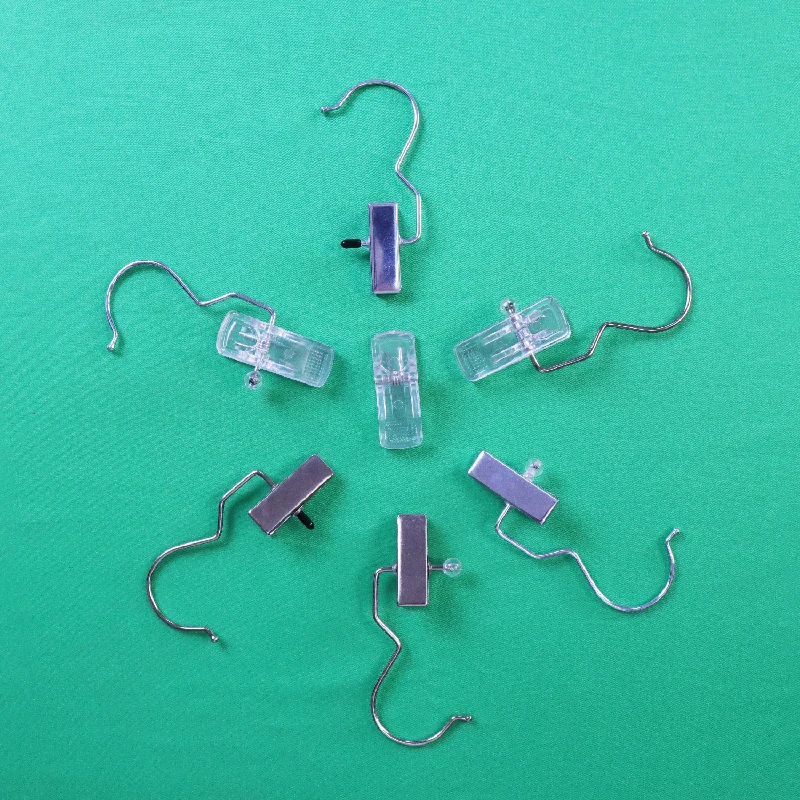 Small metal hook with clips hanger for hat sock tie hanger hooks