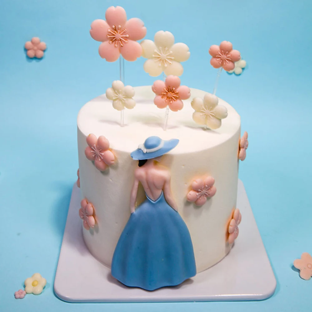 
Beautiful Goddess Many Flowers Adorn Chocolate Confectionery Accessories 