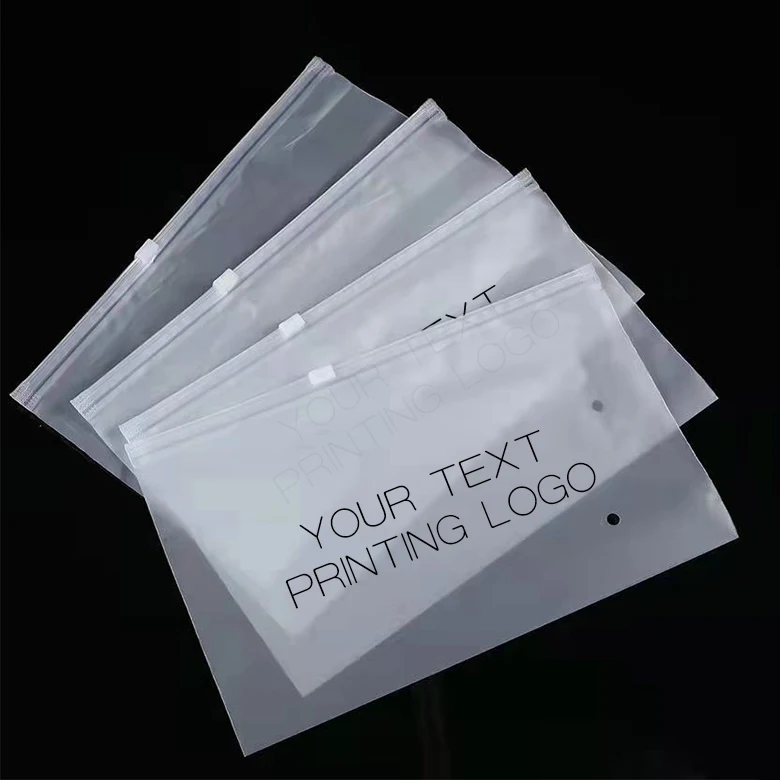 Запечатываемая матовая Самоуплотняющаяся сумка-слайдер на молнии, бикини, носки, футболка, упаковка одежды, раздвижная матовая сумка на молнии EVA