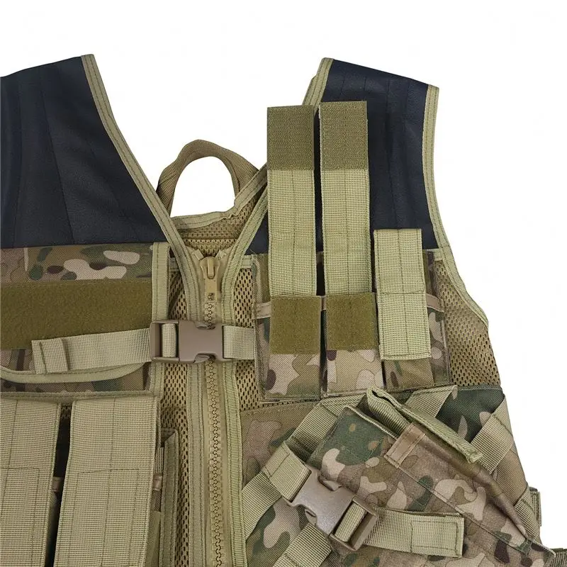 Adjustable gilet tactique Molle Plate Carrier gilet tactique Army Training Tactical Vest