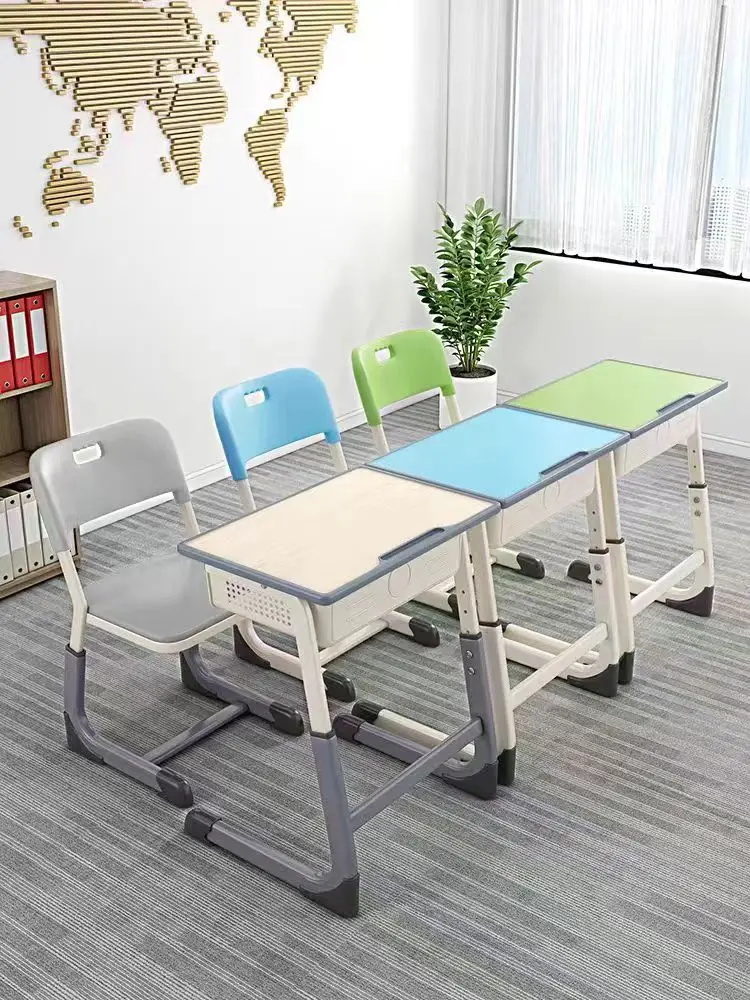 Factory-Priced Student Desk Chair Original Design Metal School Furniture for over 16 Years for Dining Outdoor Bedroom Use