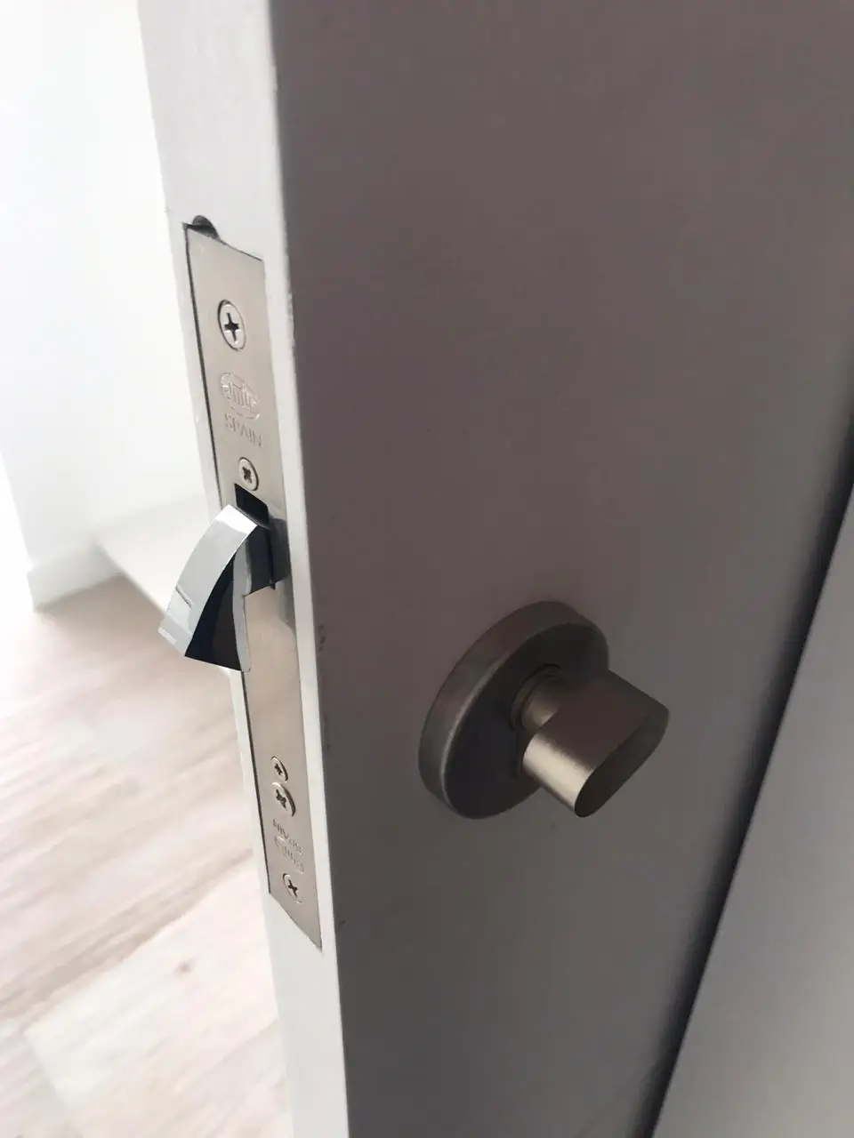 High Quality Security Mortise Door Lock Handle Set Aluminum Plate Door Level Handle With Lock Body And Lock Cylinder