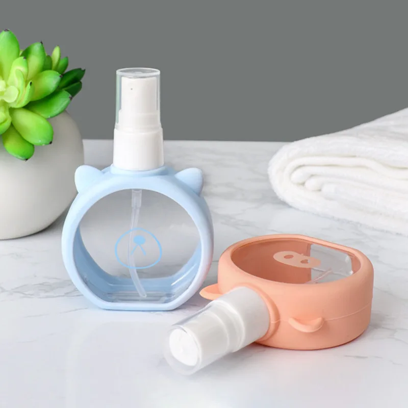 Factory Hot selling 55ml Cartoon Cute Animals design plastic spray bottle