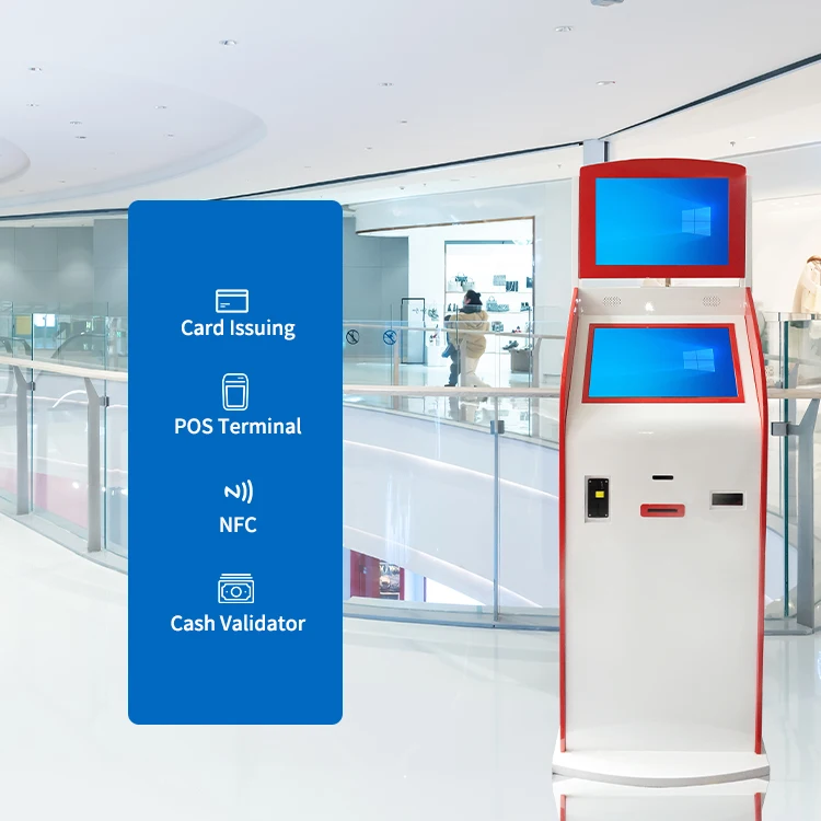19 inches ANDROID 10/11/12/13 Win Linux appointment kiosk touchscreen print ticket kiosks self service payment kiosks