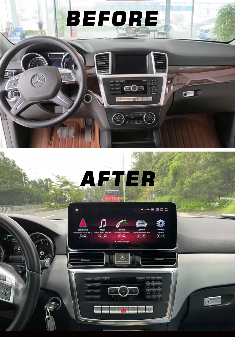 2013 Hot Selling Car Accessories Android 13 Upgrade Display Touch Screen For Mercedes Benz ML GL 350 GLS GLE