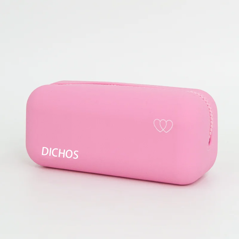 DICHOS High-End Large Capacity Silicone Makeup Bag Portable Fashion Cosmetic Bag Zipper Wash Store New High-Value Makeup Bag