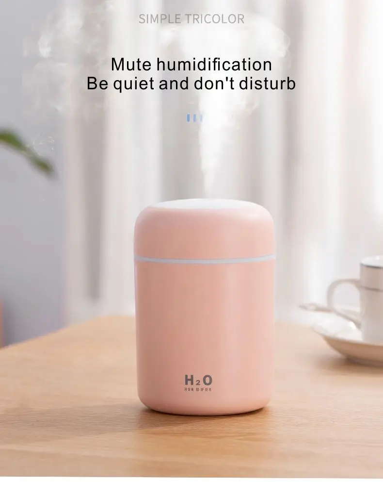2022 New Product Room Humidifiers USB Rechargeable Air Purifier Humidifier Mute Personal Humidifier