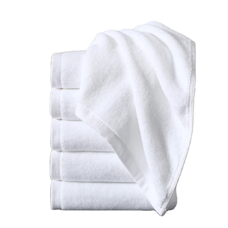 100% хлопок Пользовательский логотип 5-звездочные роскошные полотенца отель роскошное банное гостиничное полотенце белые гостиничные