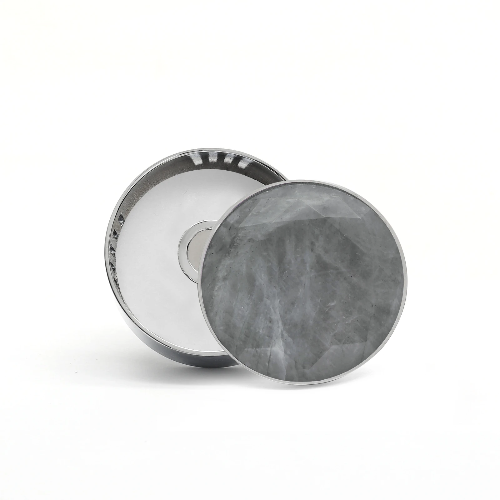 Роскошные индивидуальные автомобильные вентиляционные зажимы натуральный черный оникс кварцевый драгоценный камень ювелирные изделия VIP подарок для клиентов