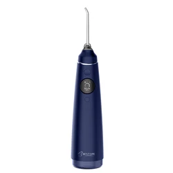 Led Screen Intelligent Display Cordless Oral Irrigator 300ml Water Tank Portable Electric Dental Water Flosser With 6 Jet Tip