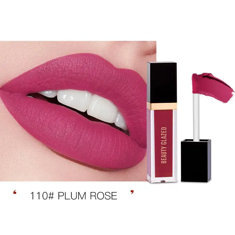 
Beauty Glazed Matte Lipgloss Private Label Lipgloss Liquid Lipgloss 