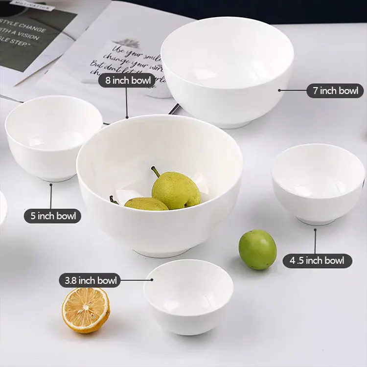 Заводская индивидуальная Корейская красивая керамическая суповая/рисовая/салатная/круглая миска для лапши