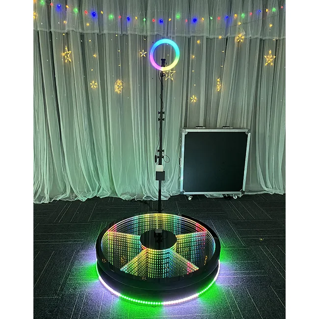 360 Selfie Booth Wedding Tempered Glass Photobooth