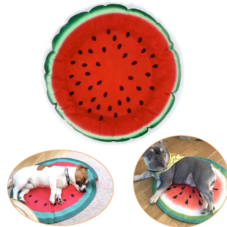 Custom Waterproof Self Cooling Ice Gel Pad Sleep Durable Roll Up Foldable Travel Portable Summer PVC Pet Dog Cat Cooling Mat Bed