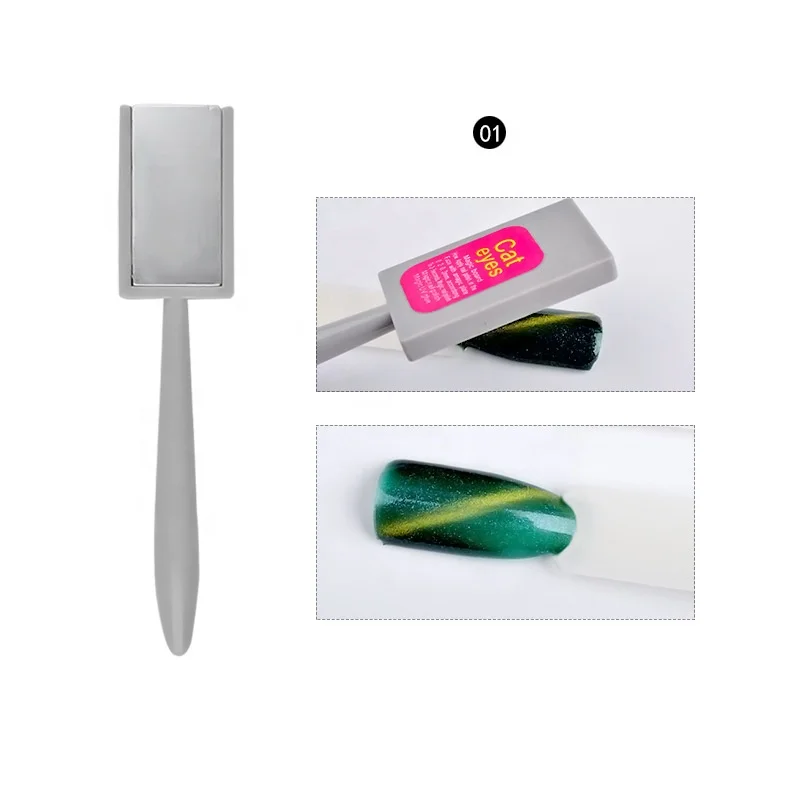 3D Nail Art Magnet Unit Cat Eye Strong Gel Oil Painting Plate Double-ended Pen Nail Art Tools