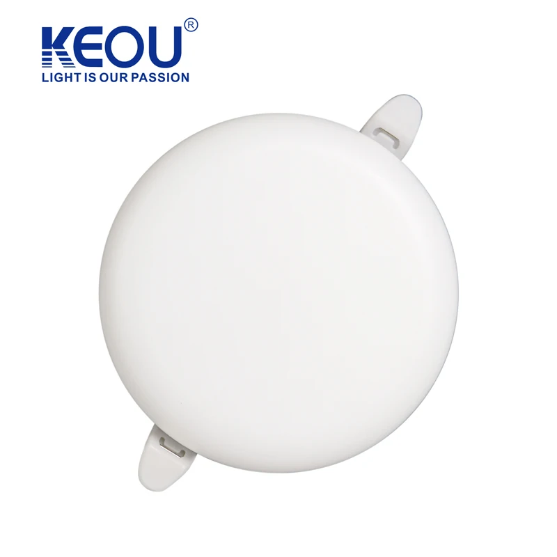 hot sale aluminum Adjustable embedded PC lampshade 18W 3D panel light for commercial