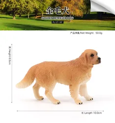 Wholesale Solid PVC Simulation Statue Model Animal Figures Dog Figures Animal Figurines Toys