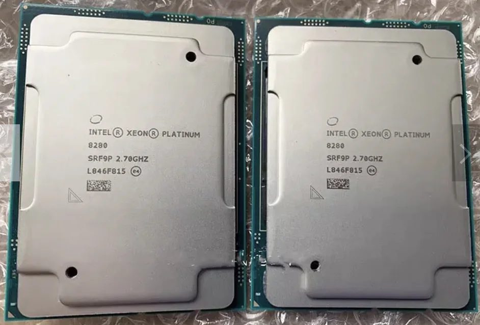 cheap new intel Xeon Platinum 8380 8368 8360 8358 8270 8268 8260 Processor 18 24 core server cpu 8180