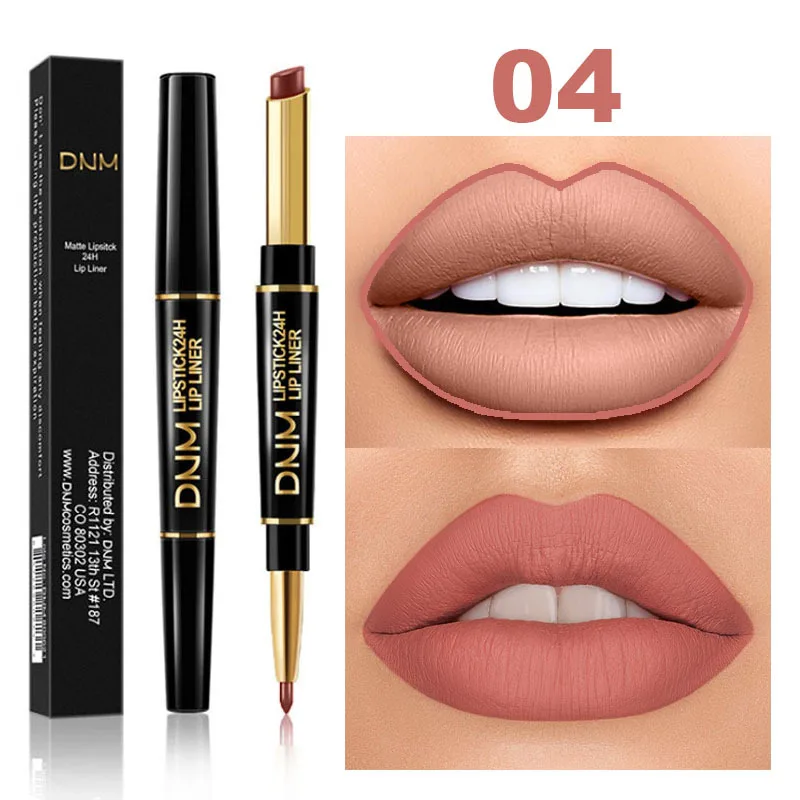 
Double Head 12 Colors Long-lasting Lip Liner Matte Lipsticks Lip Pencil Waterproof Moisturizing Makeup Contour 