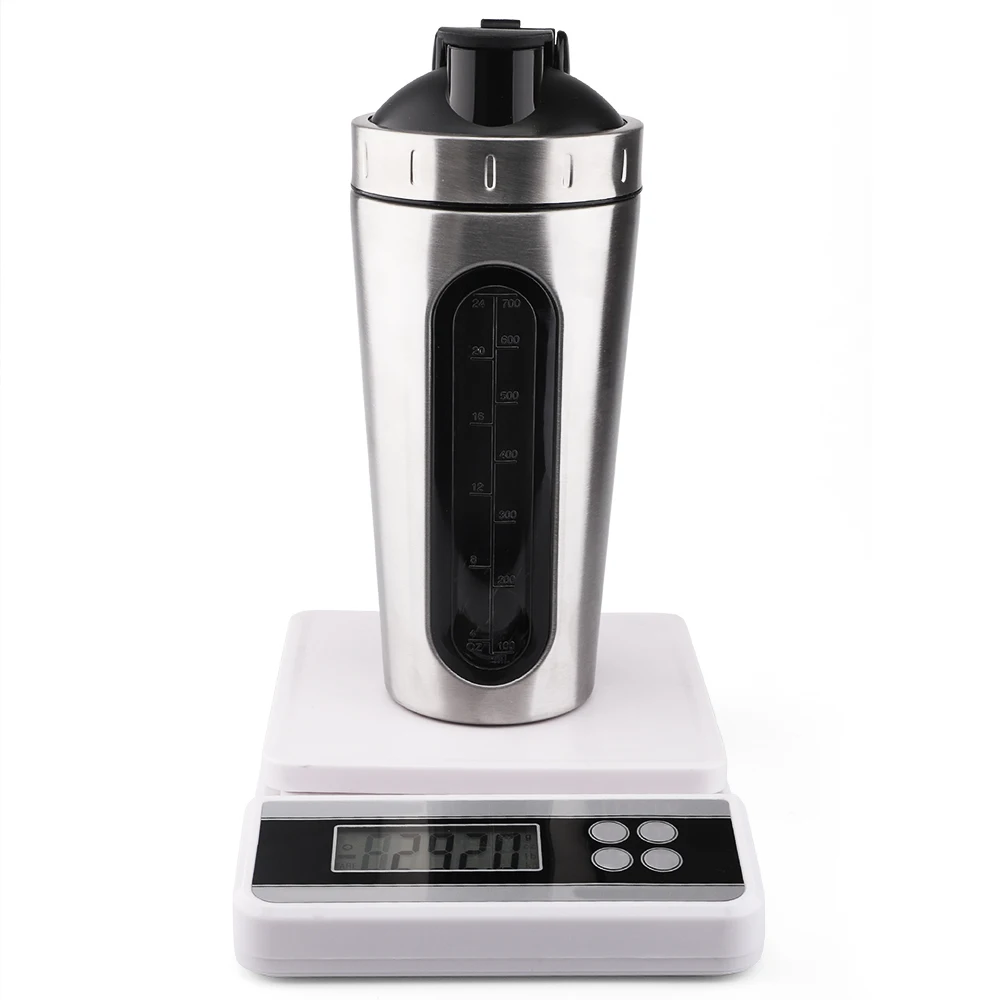 New model 304 Stainless Steel Keep Hot and Cold Shaker Bottle with PP Mixing Ball