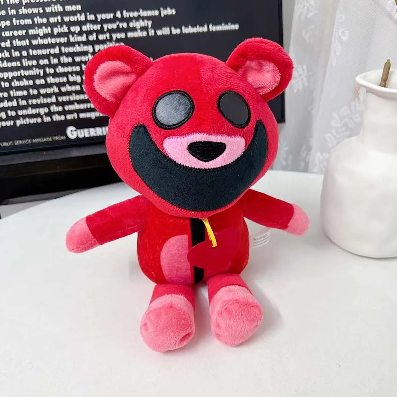 Carton Hot smiling critters Smiling Critters Purple cat figures and green rabbit pluses Hopscotch CatNap BearHug Plushie Doll