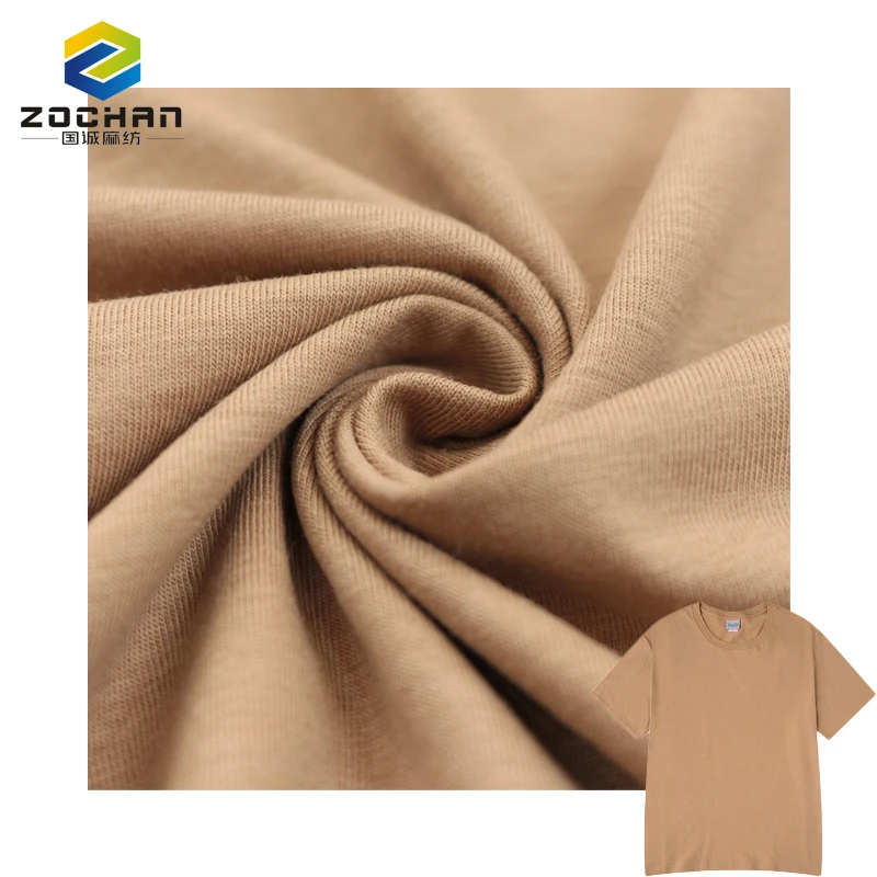 Hot selling 60% lyocell 40% cotton mercerized jersey Breathable Anti Bacteria fabric for summer t shirt clothing