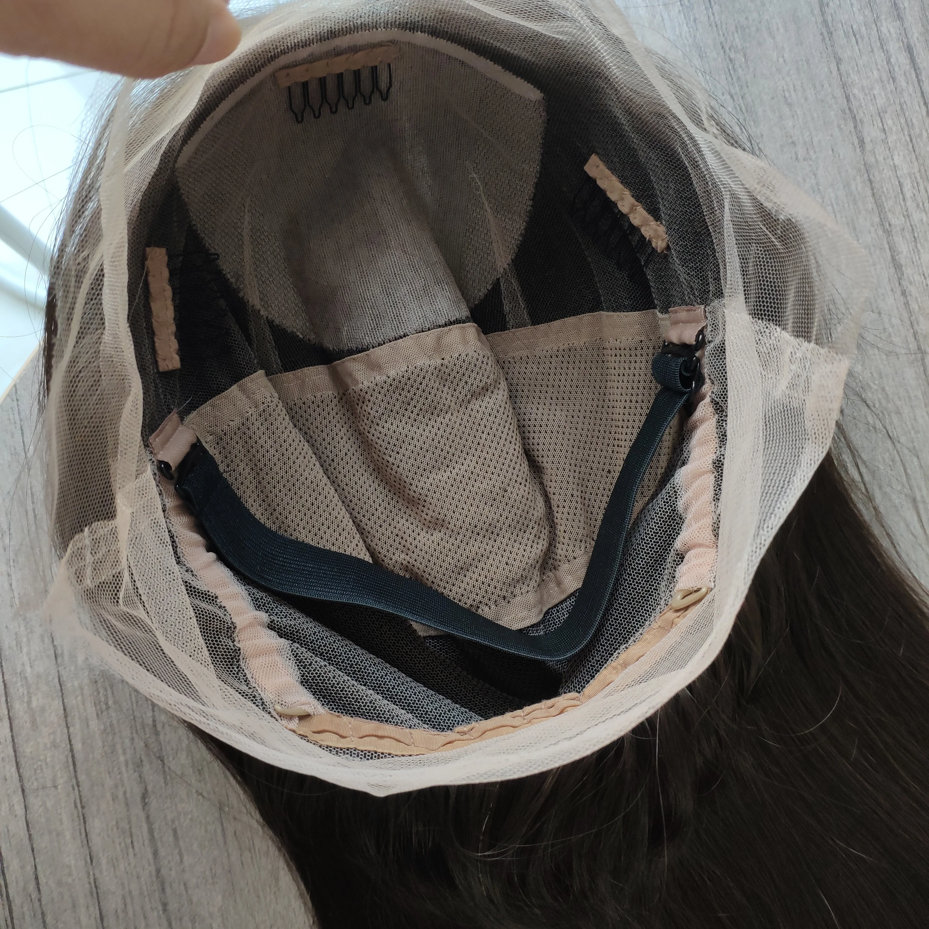 Katerina natural brown virgin cuticle aligned european virgin human hair silk top wig 30 inch full lace wig medical wigs