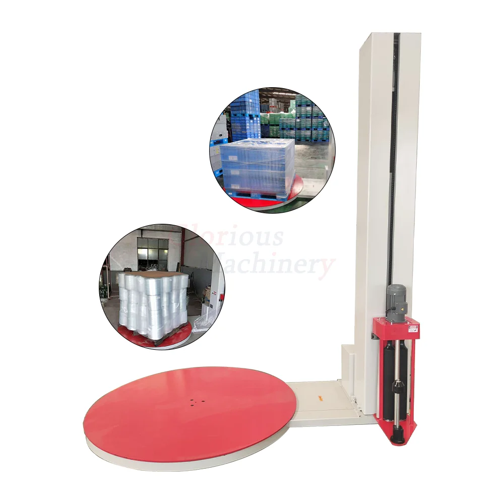 Box Carton Case Pallet Stretch Film Pe Film Packaging Machine Pallet Film Wrapping Machine