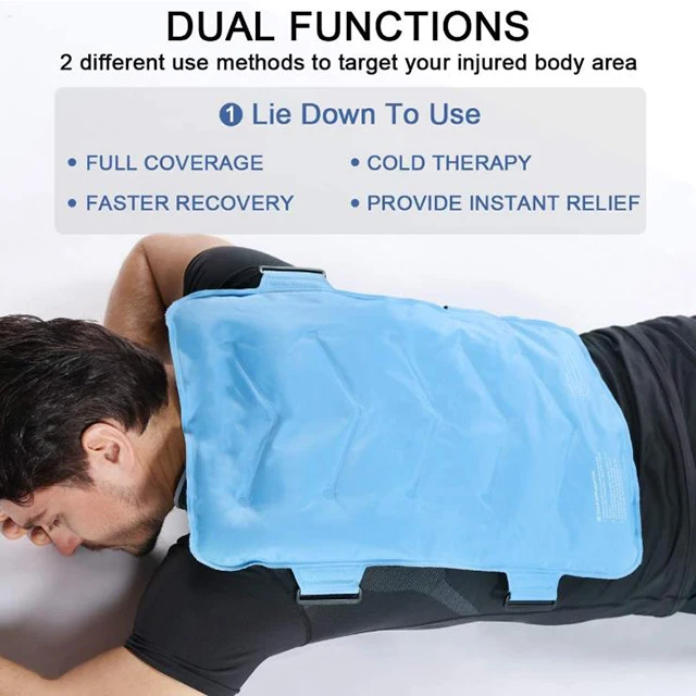 Multifunctional reusable heat hot cold gel cooling ice cold packs for injuries