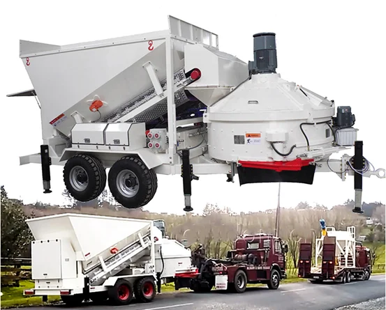 SDCAD buy concrete plant 10m3/h small mobile concrete batching plant with control system